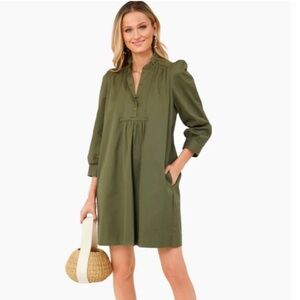 Tuckernuck Pomander Place Green Claiborne Dress Small